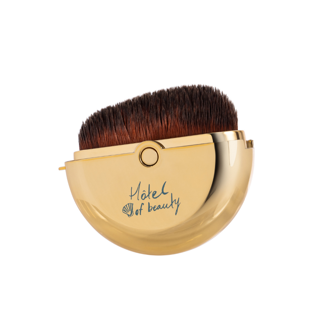 on the go travel brush